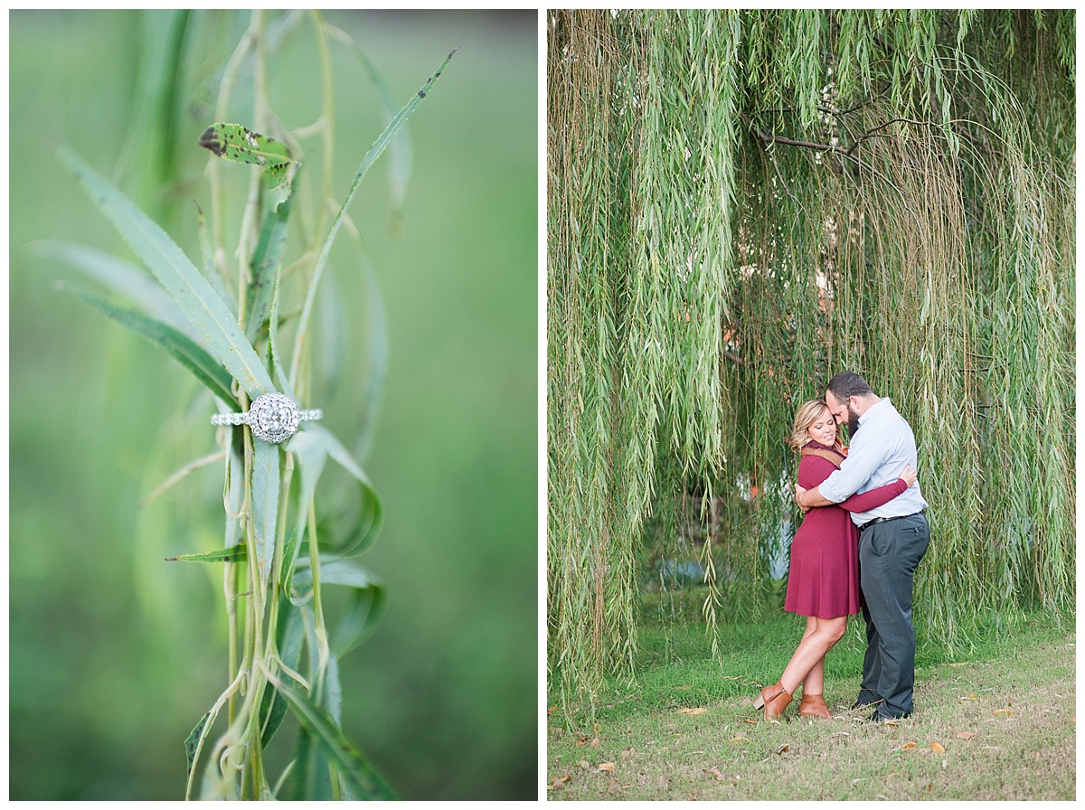 Caiti Garter Photography, Geordie & Clare, Fall Engagement Pictures, Old Town Petersburg, Old Town Engagement, Engagement Pictures, Scarves & Boots, Railroad tracks, Willow Tree pictures