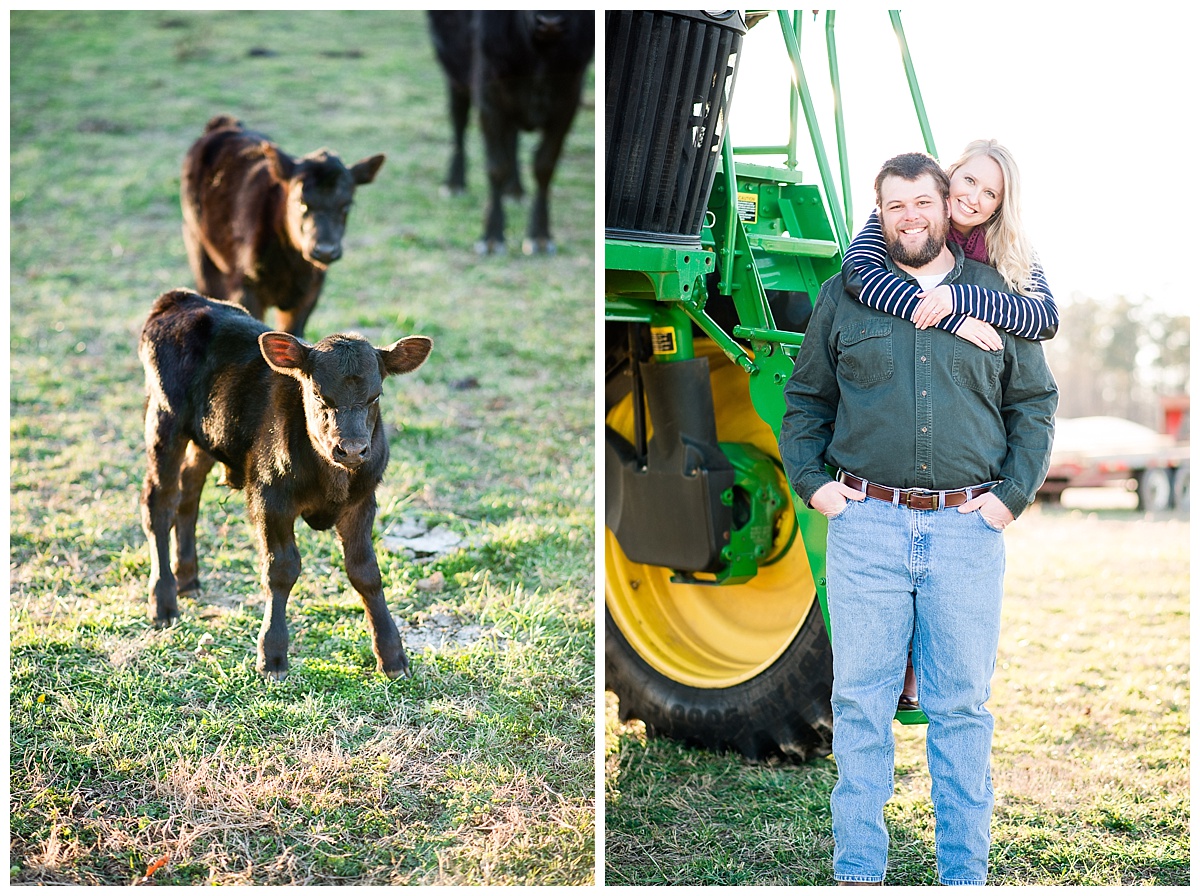 Cody & Melissa, Farm Engagement Pictures, Country Engagement Pictures, Dinwiddie Wedding, Caiti Garter Photography
