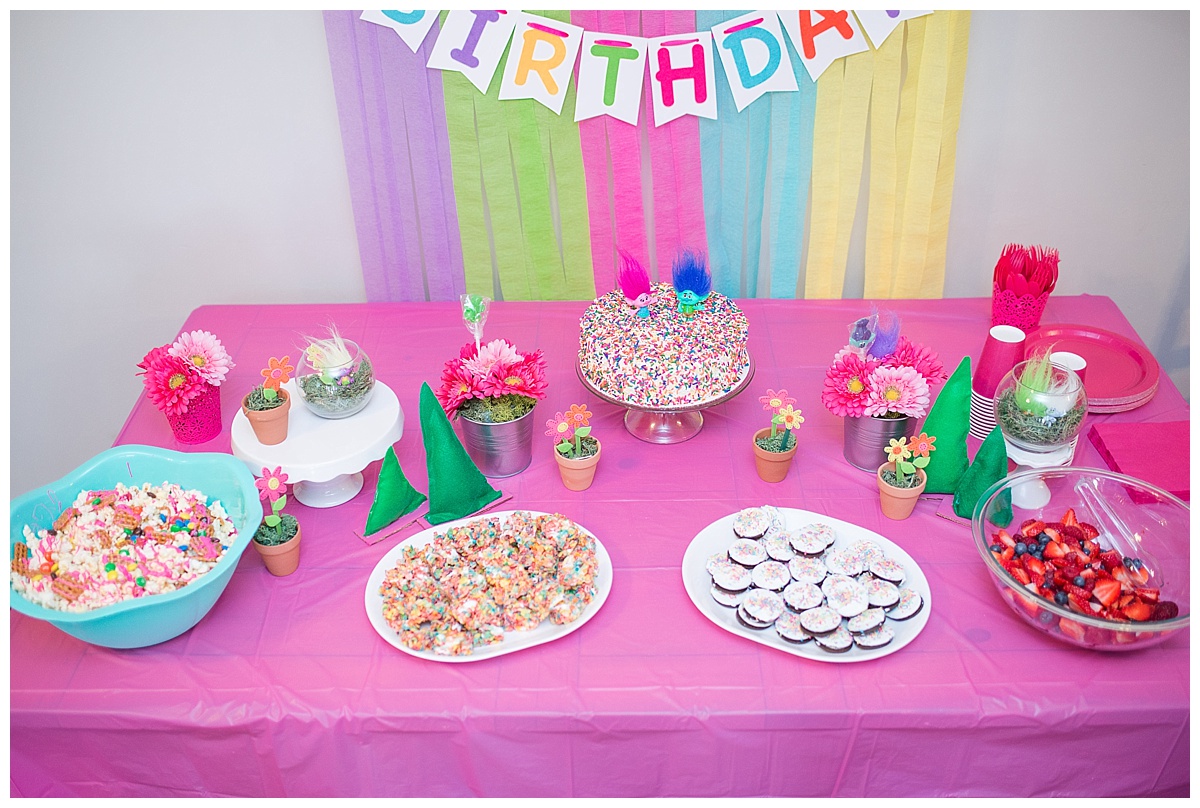 Trolls Birthday Party, Trolls, Trolls Party, Birthday, Sixth Birthday, Hayley Rae, Caiti Garter Photography