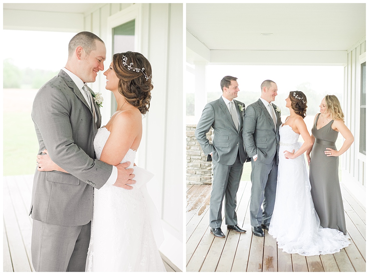 Justin & Maggie, Married, Prince George, Grey and White Wedding, Rainy Day Wedding