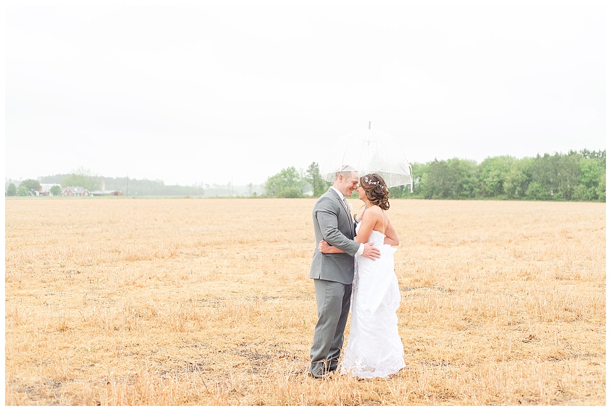 Justin & Maggie, Married, Prince George, Grey and White Wedding, Rainy Day Wedding