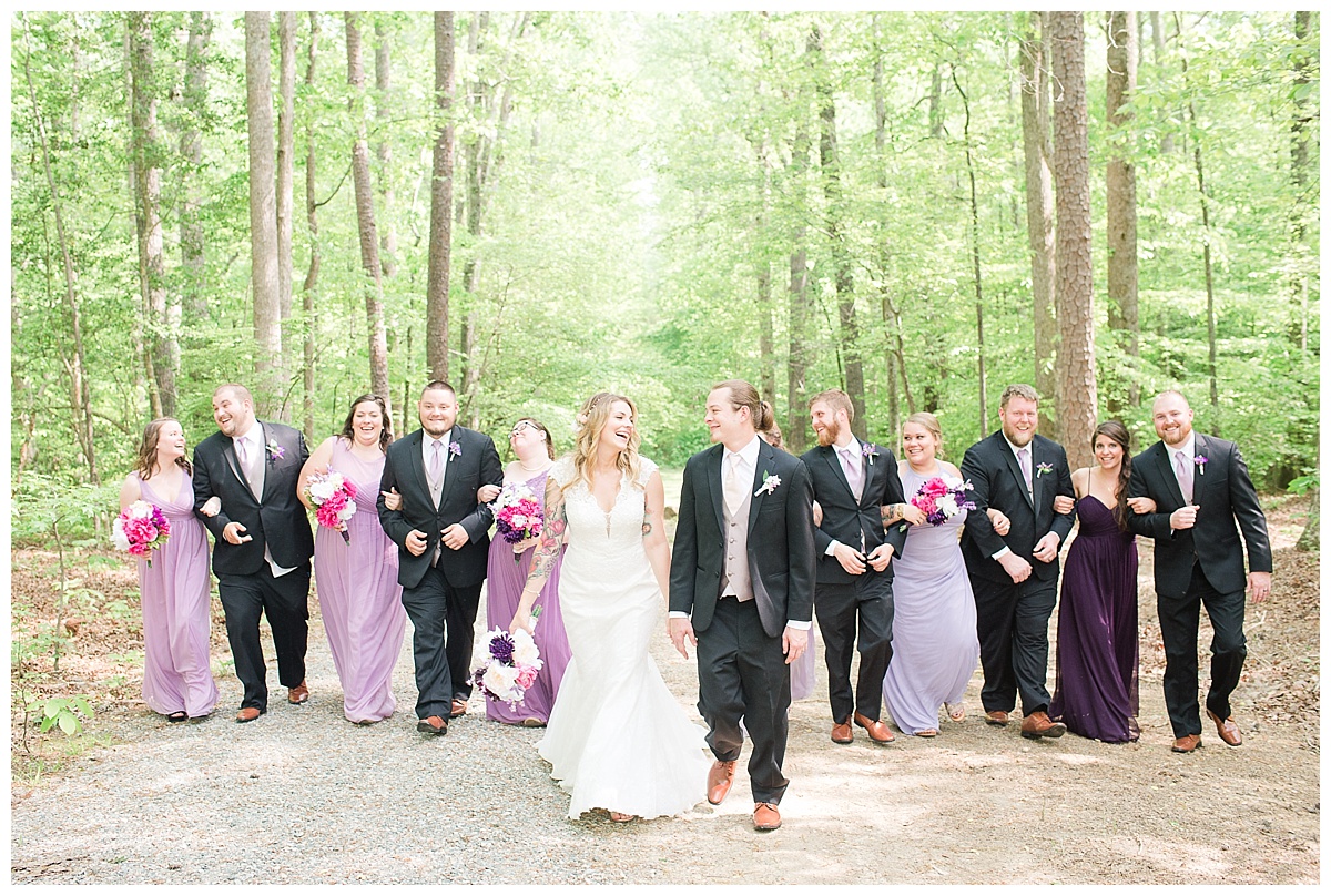Danielle & Sean, Virginia Wedding, Pocahontas State Park, Bohemian Wedding, Plum florals, Caiti Garter Photography