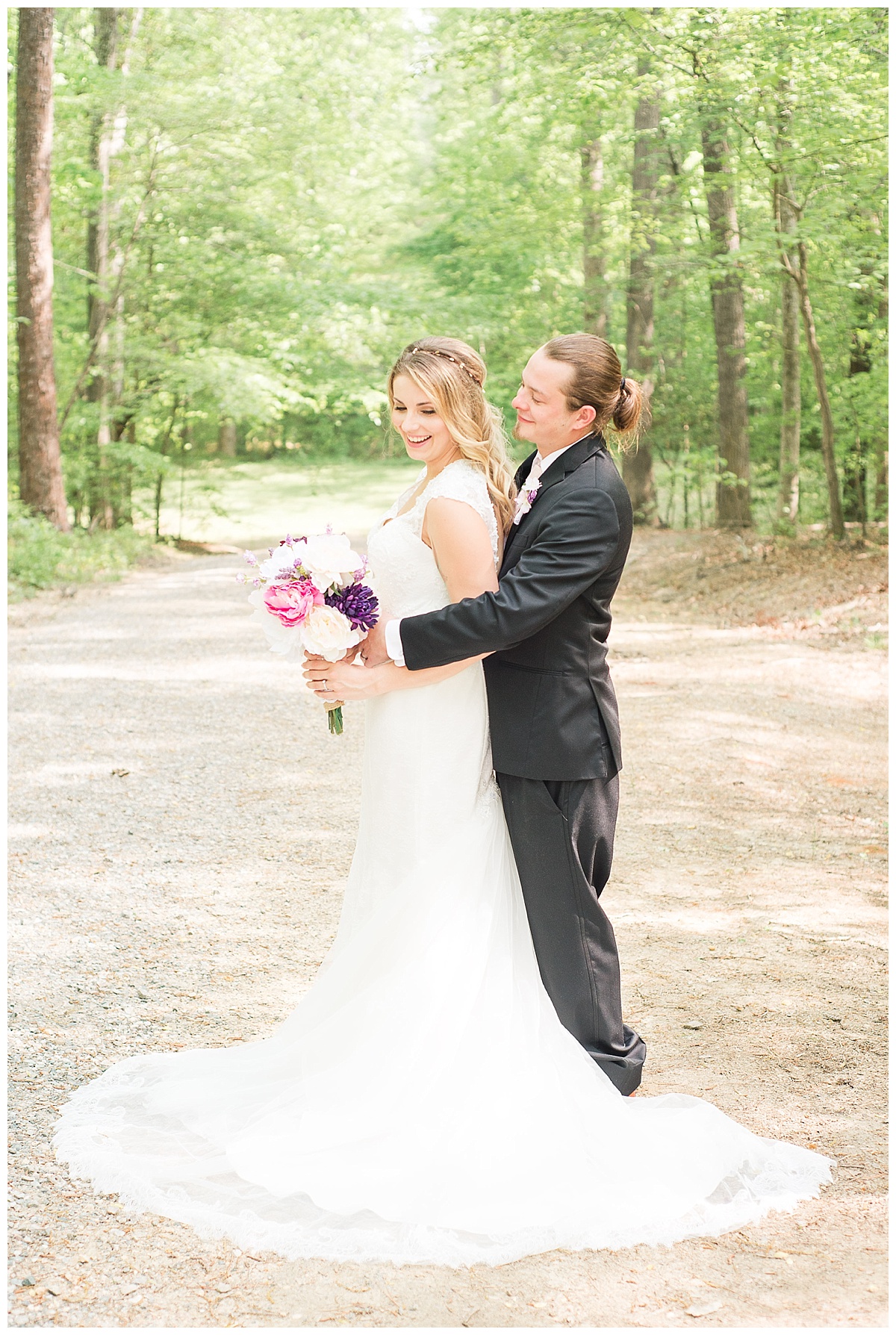 Danielle & Sean, Virginia Wedding, Pocahontas State Park, Bohemian Wedding, Plum florals, Caiti Garter Photography