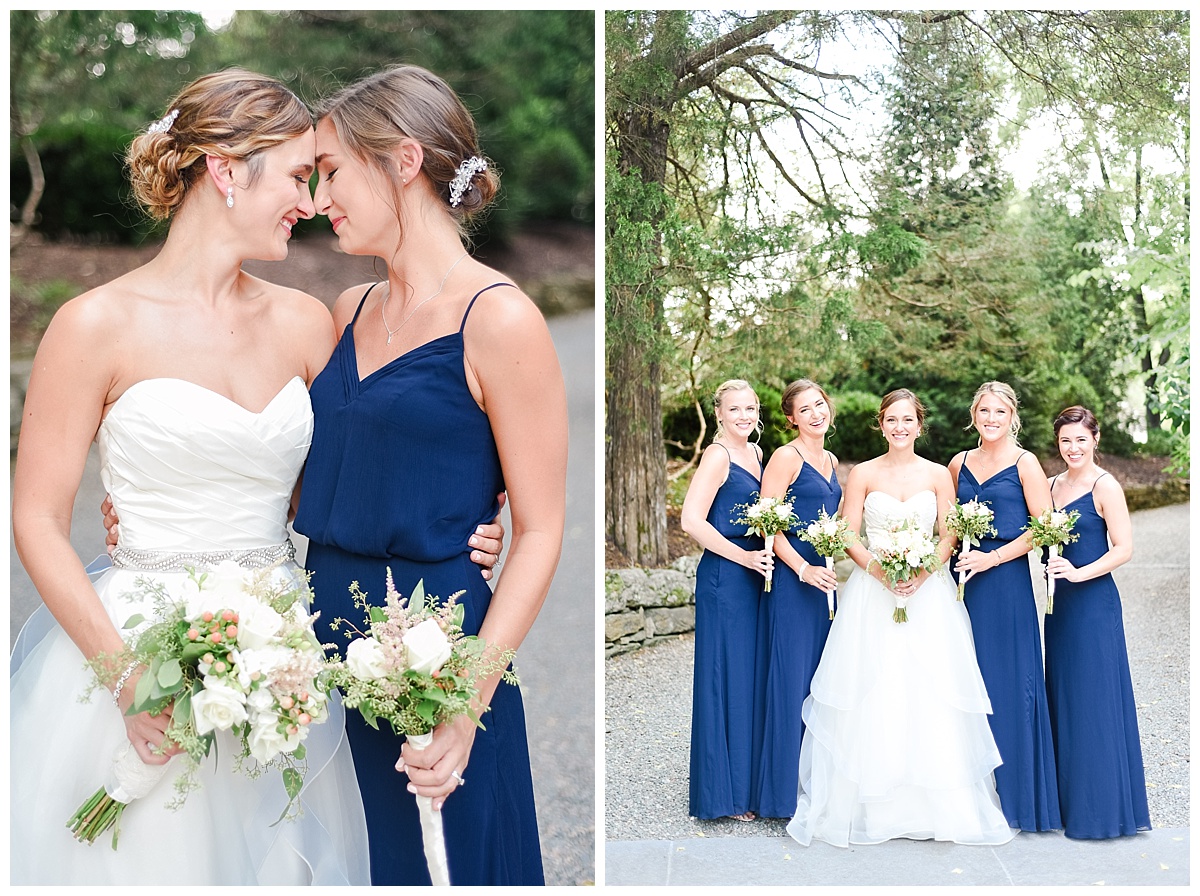 Mill At Fine Creek Wedding, Richmond Wedding, Navy & Pink Wedding, First Look, Caiti Garter Photography