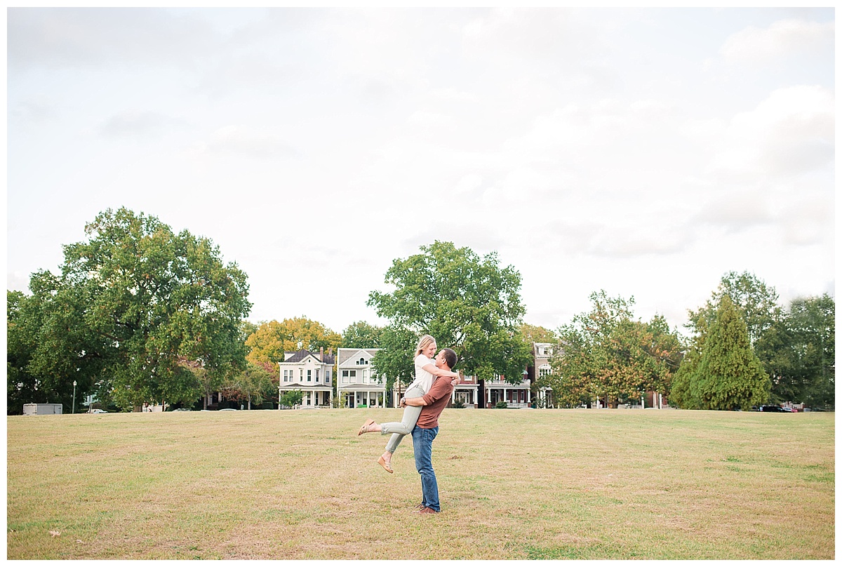 Downtown Richmond Virginia, Richmond Engagement Pictures, RVA, Richmond Wedding, Fall Engagement Pictures, Waterfront Pictures, Caiti Garter Photography