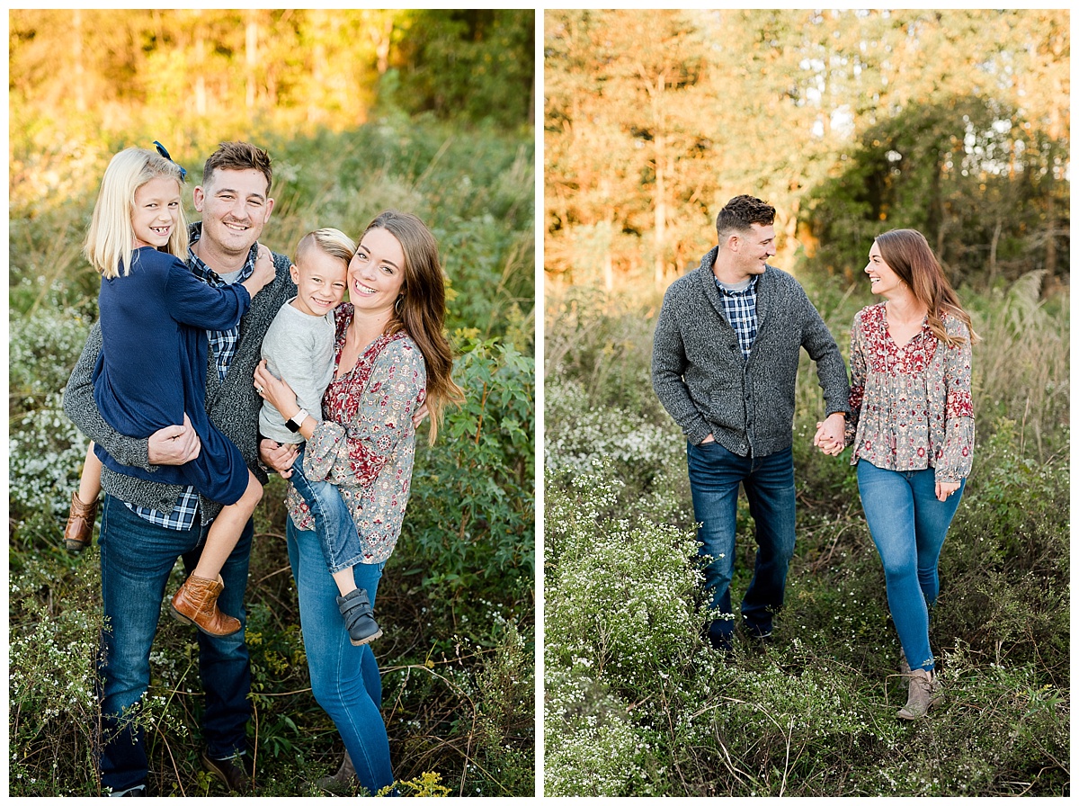 Fall family photos, family pictures, fall pictures, field photoshoot, parenthood, mom life, motherhood, Family photos with pets, Caiti Garter Photography, Prince George Photographer